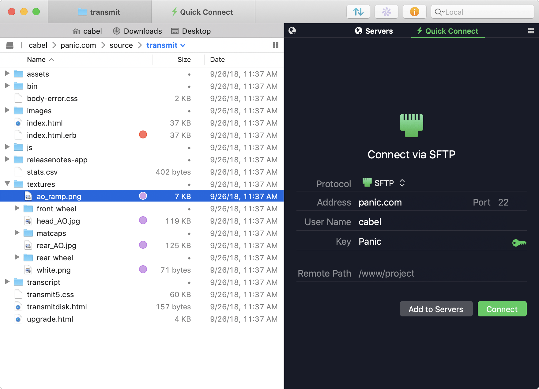 Transmit 5 — screenshot 1