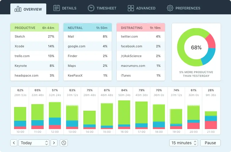 Qbserve — screenshot 1